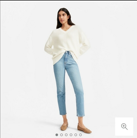 Everlane Sweaters - Everlane Link Stitch V Neck Sweater